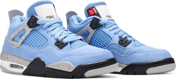 Унисекс кроссовки Nike Air Jordan 4 Retro GS &amp;#039;University Blue&amp;#039;