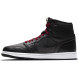 Унисекс кроссовки Nike Air Jordan 1 Retro High Black Satin Gym Red