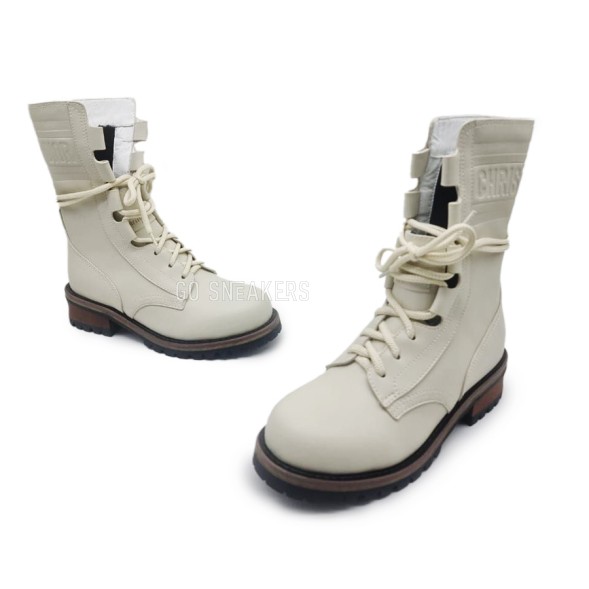 Женские ботинки Dior D-Major White