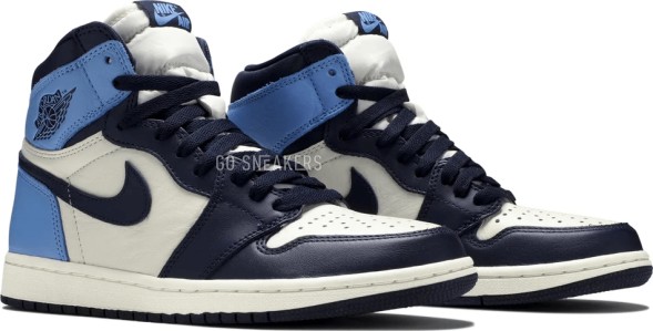 Унисекс кроссовки Nike Air Jordan 1 Retro High OG &amp;#039;Obsidian&amp;#039;