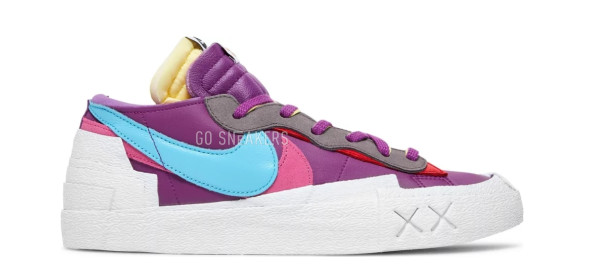 Унисекс кроссовки Nike KAWS x sacai x Blazer Low &amp;#039;Purple Dusk&amp;#039;