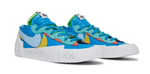Унисекс кроссовки Nike KAWS x sacai x Blazer Low &amp;#039;Neptune Blue&amp;#039;