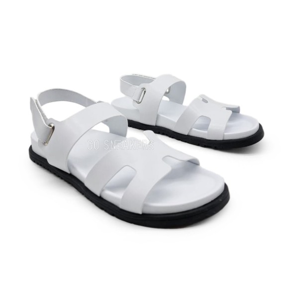 Унисекс сандалии Hermes Sandals Leather White