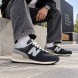 Мужские кроссовки New Balance 574 Suede/Textile Black/Grey