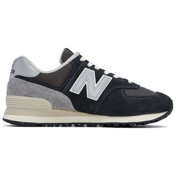 Мужские кроссовки New Balance 574 Suede/Textile Black/Grey