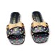 Женские шлепанцы Louis Vuitton Flip-flop Black/Multicolor