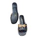 Женские шлепанцы Louis Vuitton Flip-flop Black/Multicolor