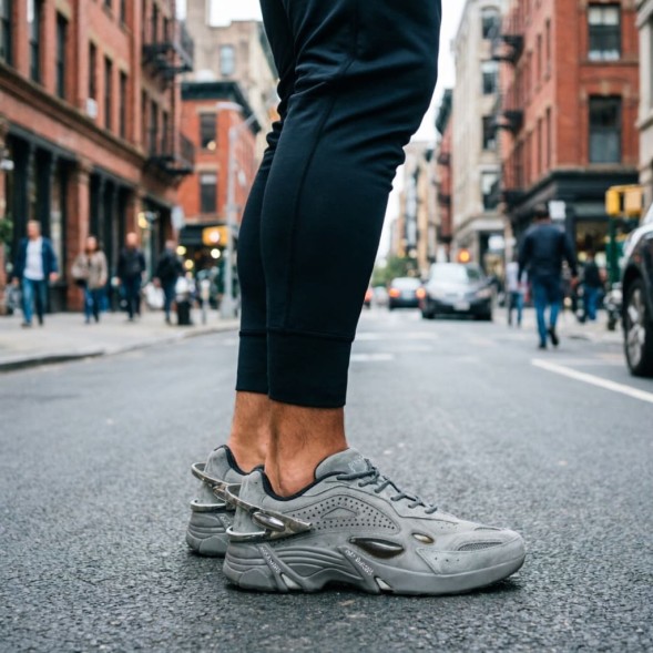 Мужские кроссовки Adidas Raf Simons Cylon 21 Suede Grey