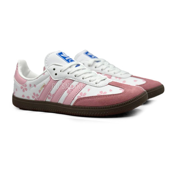 Женские кеды Adidas x Comme Des Gaarcons Samba OG Core White/Pink
