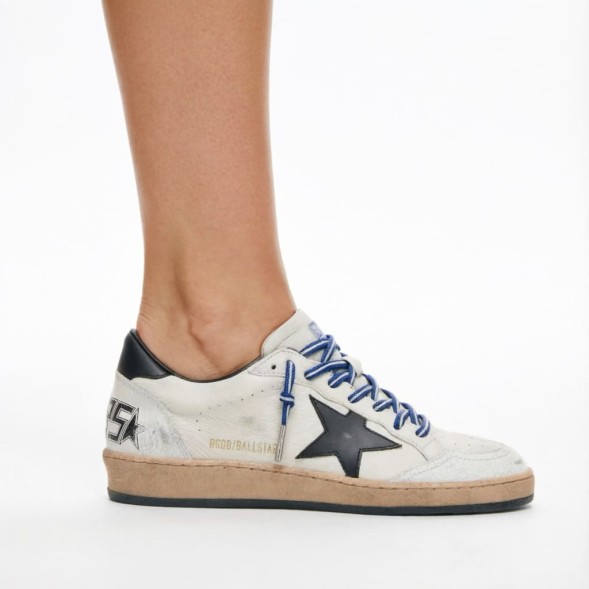 Женские кеды Golden Goose Ball Star Donna LTD Tennis-Inspired in Nappa Bianca