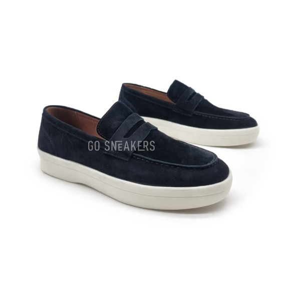 Унисекс мокасины Loro Piana Mocassins Suede Black