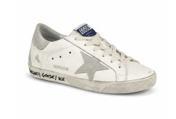Golden Goose Super-Star With White-Grey-Ice