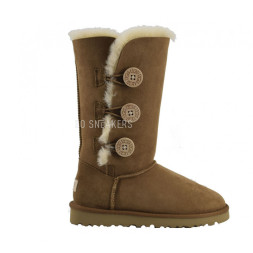 Tall Bailey Button Triplet II Chestnut