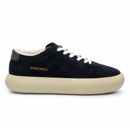 Golden Goose ggobispace Low Winter Suede Black
