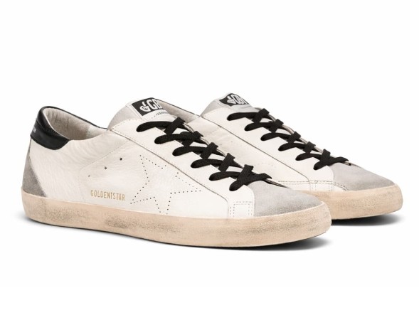 Мужские кеды Golden Goose Super-Star Men's Perforated Star
