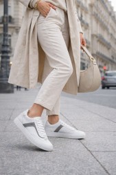 Brunello Cucinelli Classic Leather White