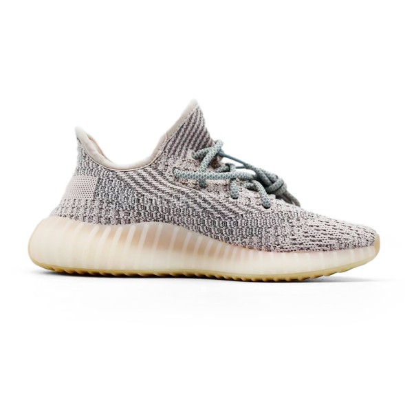 Унисекс кроссовки Adidas Yeezy 350 V2 Grey/Coral