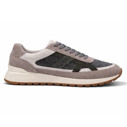 Brunello Cucinelli Suede Sneakers White/Grey