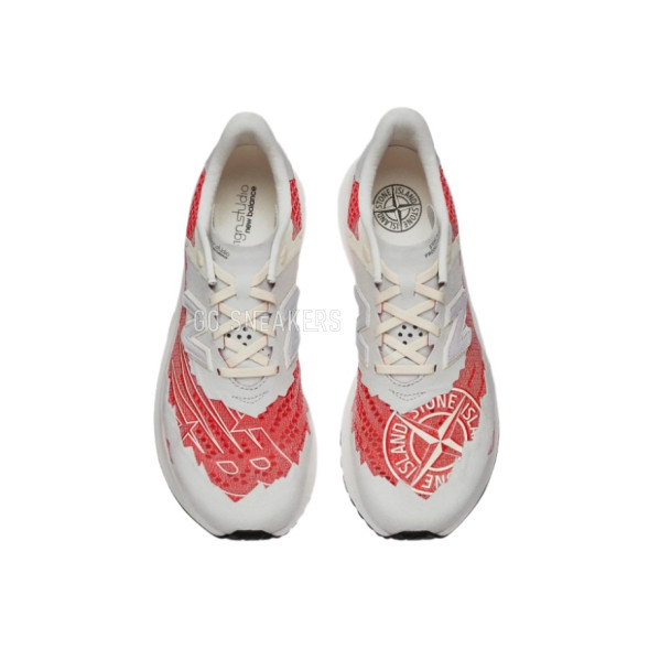 Унисекс кроссовки New Balance Tokyo Design Studio x Stone Island RC Elite White Red