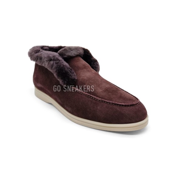 Унисекс ботинки Loro Piana Open Walk Dark Chocolate