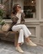 Женские кеды Golden Goose V-Star in Ice-Gray Suede with White Star and Floral Embroidery