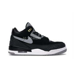 Nike Air Jordan 3 Retro Tinker Black Cement Gold