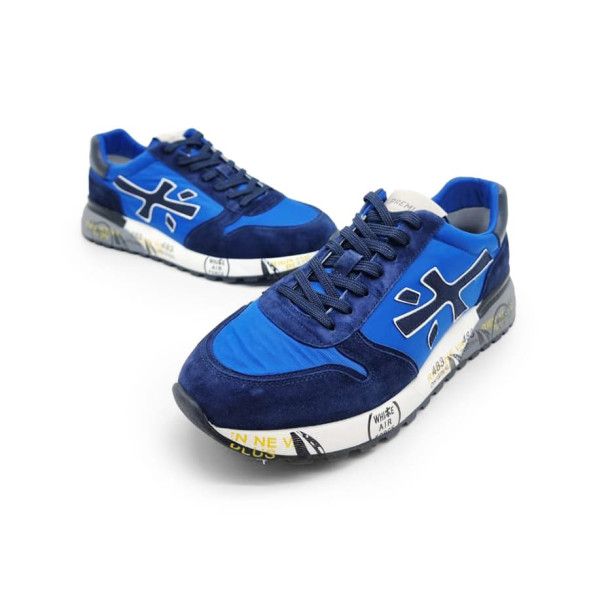 Унисекс кроссовки Premiata 483 Suede/Textile Blue