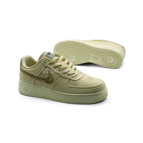 Унисекс кроссовки Nike Air Force 1 Low Stussy Fossil Brown