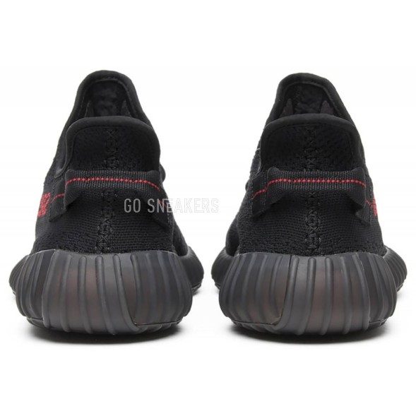 Унисекс кроссовки Adidas Yeezy Boost 350 V2 Black Red (bred)