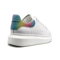 Женские кроссовки Alexander McQueen Luxe Glitter Rainbow