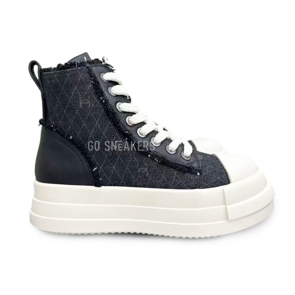 Женские зимние кеды Chanel Winter Sneakers Black