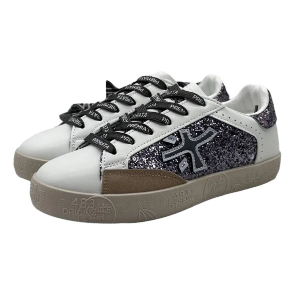 Женские кеды Premiata Stevend Glitter White
