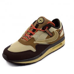 Travis Scott x Nike Air Max 1 - Baroque dark Brown/Lemon Drop-Wheat-Chile Red