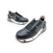 Унисекс кроссовки Premiata Leather Black 