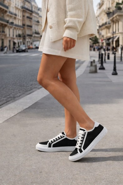 Женские кеды Louis Vuitton Textile Sneakers Black