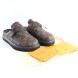 Унисекс тапочки Louis Vuitton Slipper Leather Brown