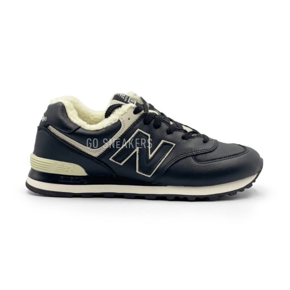 Унисекс кроссовки New Balance 574 Leather Black