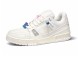 Женские кроссовки Louis Vuitton Trainer Maxi Skateboard Shoes Low-Top White