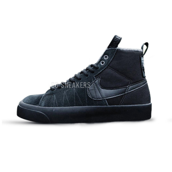 Унисекс зимние кроссовки Nike Sb Zoom Blazer Mid Prm Acclimate Pack Triple Black 
