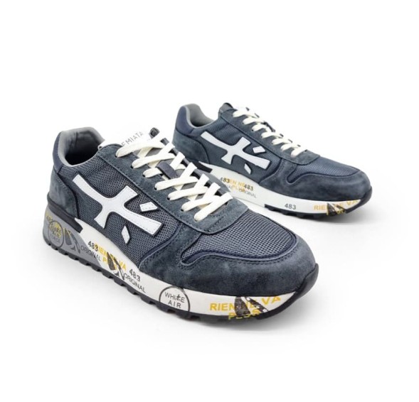 Унисекс кроссовки Premiata 483 Textile/Suede Grey