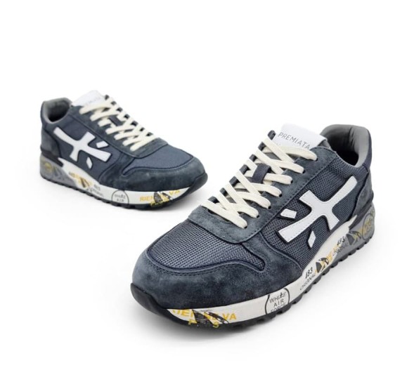 Унисекс кроссовки Premiata 483 Textile/Suede Grey