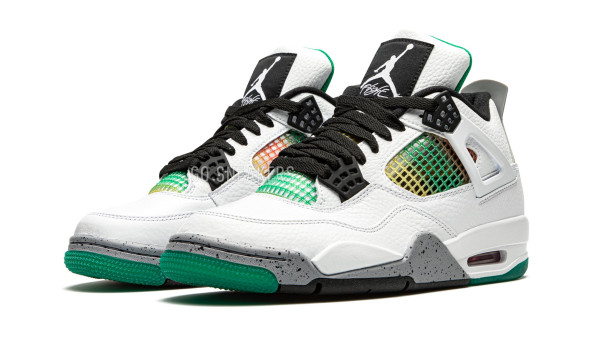 Унисекс кроссовки Nike Air Jordan 4 Retro Lucid Green Rasta