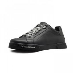 Мужские кеды Dolce & Gabbana Portofino Leather Black