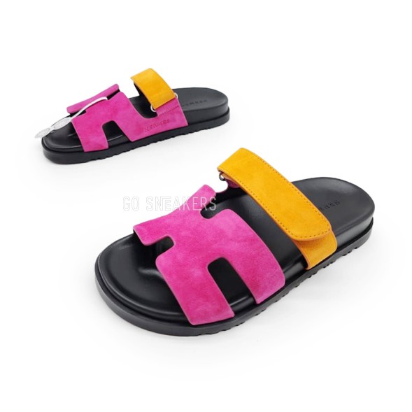 Унисекс сандалии Hermes Flip-flops Chypre Unisex Rose/Orange
