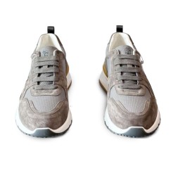 Brunello Cucinelli Suede Textile Brown