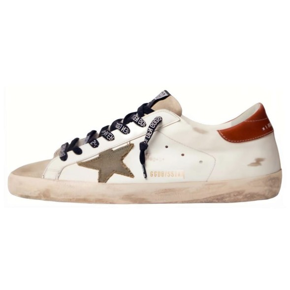 Мужские кеды Golden Goose Superstar Olive Green Canvas Star