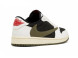 Унисекс кроссовки Travis Scott x Air Jordan 1 Retro Low OG Olive S