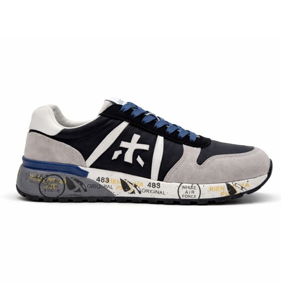 Унисекс кроссовки Premiata 483 Textile/Suede White/Black