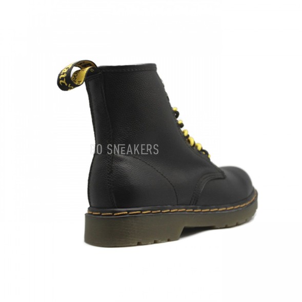Женские ботинки с мехом Dr. Martens Black