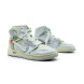 Унисекс кроссовки Off White for Nike Air Jordan 1 White Oregon 1985 Beaverton